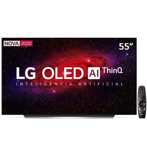 Menor preço em Smart TV OLED 55" UHD 4K LG OLED55CX Wi-Fi, Bluetooth, HDR, Inteligência Artificial ThinQ AI, Google Assistente, Alexa, Smart Magic - 2020