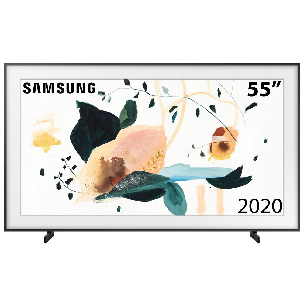 Smart TV QLED 55" UHD 4K Samsung The Frame QN55LS03T Modo Arte, Modo Ambiente 3.0, Molduras Customizáveis, Única Conexão e Suporte No-Gap - 2020