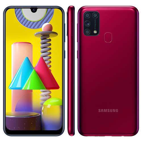 Menor preço em Smartphone Samsung Galaxy M31 Rosa 128GB, 6GB RAM, Tela Infinita de 6.4", Câmera Traseira Quádrupla, Leitor Digital, Octa Core e Android 10.0
