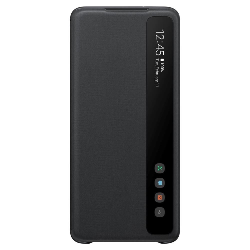 Capa Protetora Samsung Clear View para Galaxy S20+ - Preto