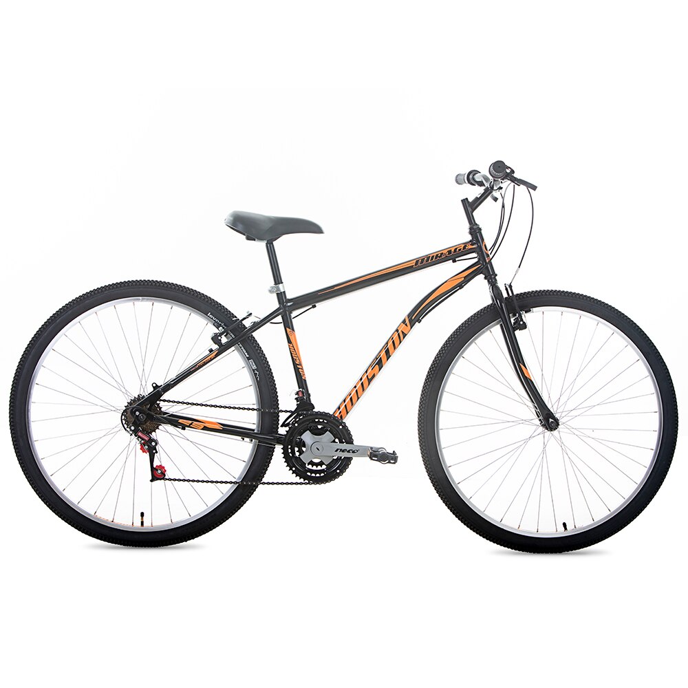 Bicicleta Houston Mirage Aro 29 com Freio V-Brake - Preta/Laranja