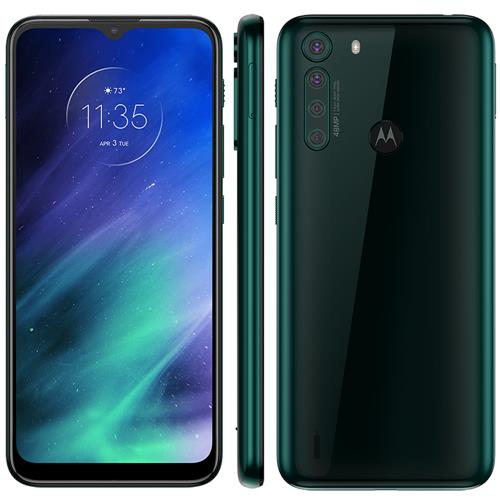 Menor preço em Smartphone Motorola One Fusion Verde Esmeralda 128GB, Tela de 6.5”, 4GB RAM, Câmera Traseira Quádrupla, Android 10 e Processador Qualcomm 710