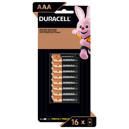 Menor preço em Pilhas Alcalinas Duracell AAA - 16 Unidades