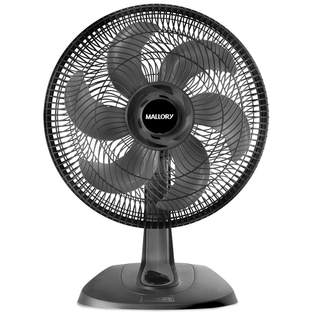 Ventilador de Mesa Mallory TS40 com 6 Pás 40cm 126W - Preto