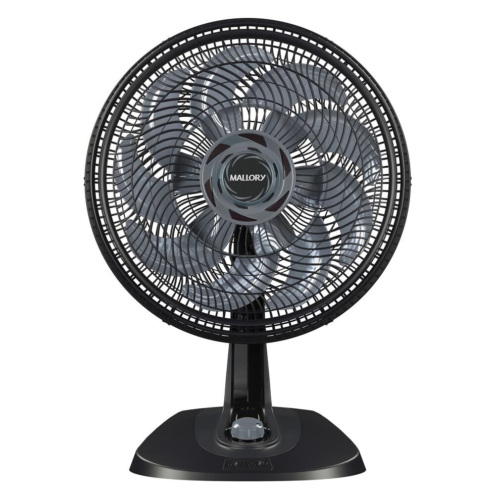 Ventilador de Mesa Mallory Neo Air 15 com 3 Velocidades, 40cm, 15 Pás - Preto/Grafite