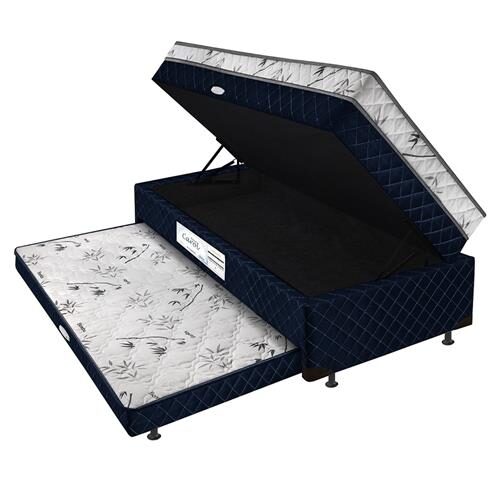 Cama Bibox Solteiro Somopar Carol com Cama Auxiliar e Baú é boa?