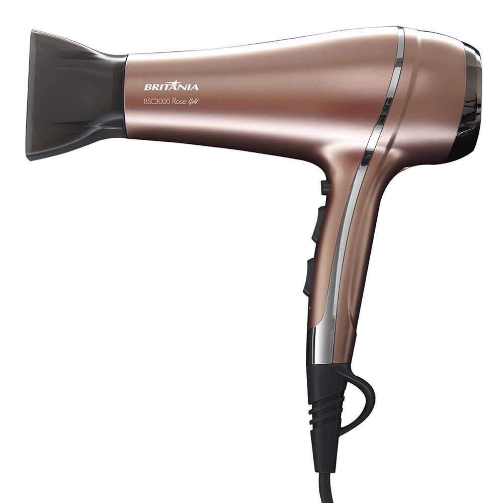 Secador de Cabelo Britânia Rose Gold 2000W - BSC3000