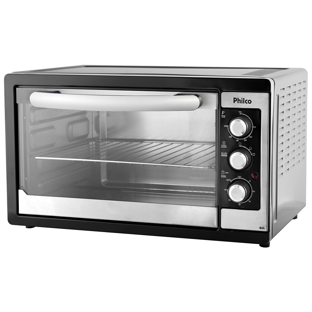 Forno Elétrico Philco PFE48P com Função Timer Prata - 46L