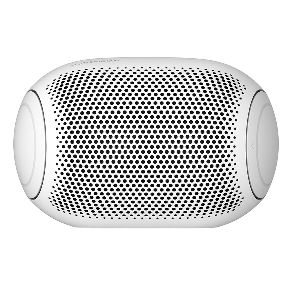 Caixa de Som Portátil LG Xboom Go PL2 Meridian, Bluetooth, 10 Horas Bateria, IPX5, Comando de Voz, Branco - 5W