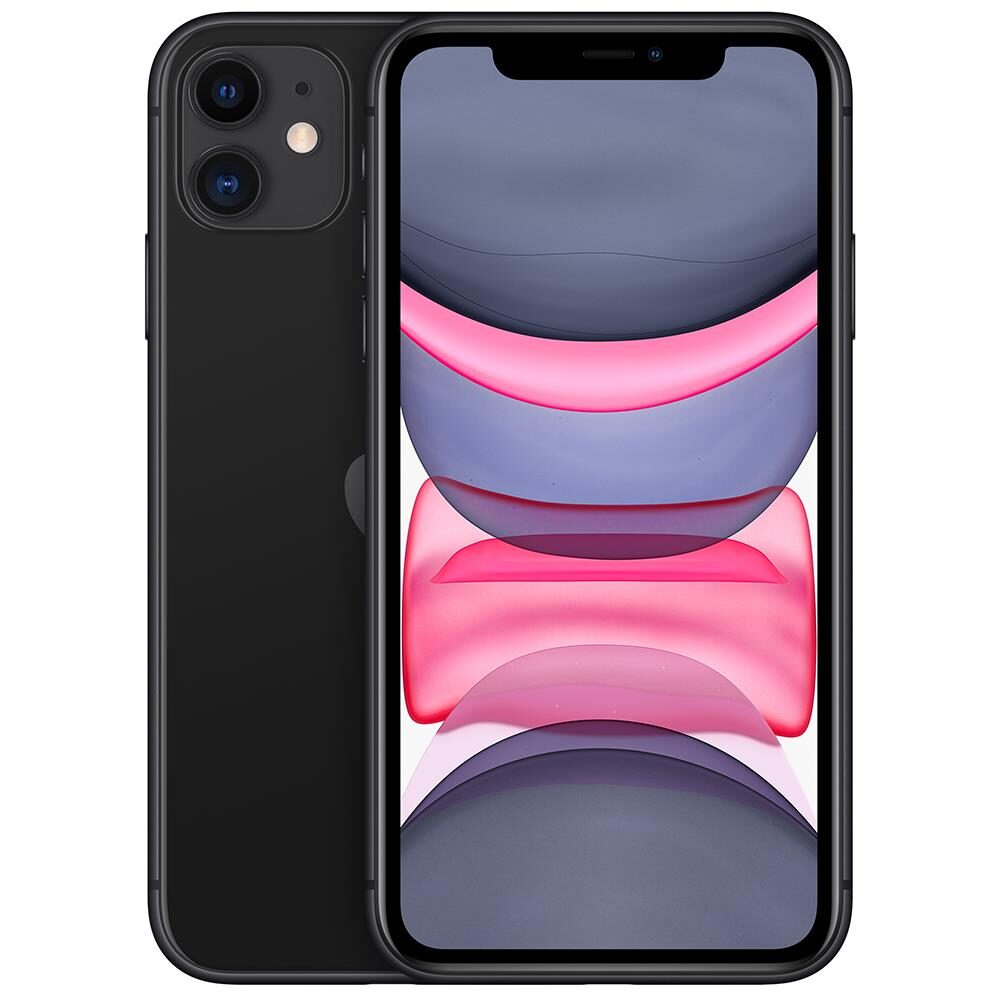 iPhone 11 Apple 128GB Preto Tela de 6,1”, Câmera Dupla de 12MP, iOS