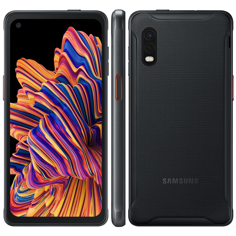 Smartphone Samsung Galaxy Xcover Pro Preto 64GB, 4GB RAM, Tela Infinita de 6.3”, Câmera Traseira Dupla, Android 10 e Processador Octa-Core