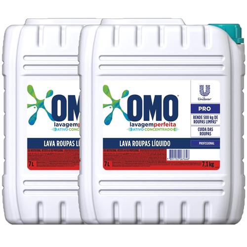 Sabão Líquido Omo Lavagem Perfeita Pro Galão 7 Litros - 2 Unidades é boa?