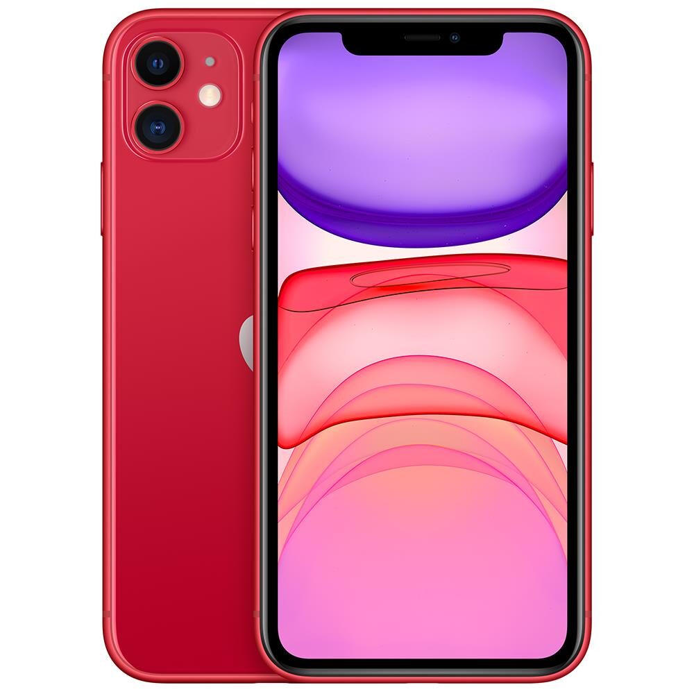 iPhone 11 Apple 128GB PRODUCT(RED Tela de 6,1”, Câmera Dupla de 12MP, iOS
