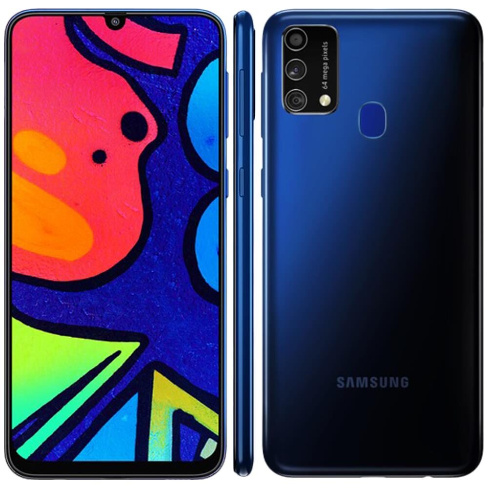 Smartphone Samsung Galaxy M21s 64GB, 4GB RAM, Tela Infinita de 6.4”, Câmera Traseira Tripla, Android 10 e Processador Octa-Core - Azul