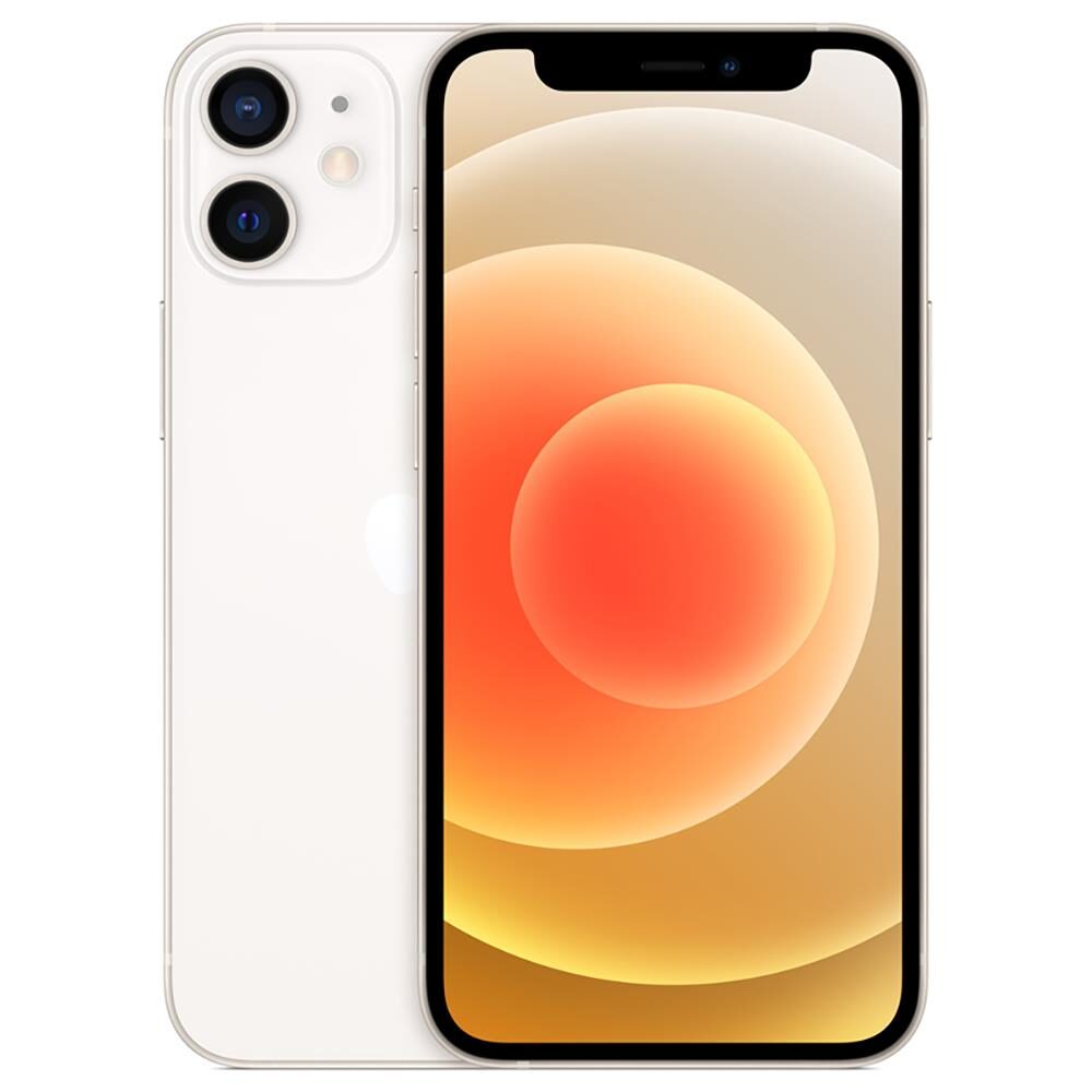 iPhone 12 mini Apple 256GB Branco, Tela Super Retina XDR de 5.4”, iOS, Câmera Traseira Dupla 12MP MGEA3BZ/A