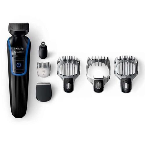 Aparador de Pelos Philips MultiGroom Series 3000 7 em 1 Bivolt QG3337/15 – Preto e Azul é boa?