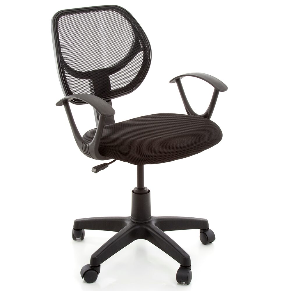 Cadeira Cosco Home Niagara Giratória com Regulagem de Altura - Preto