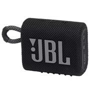 Caixa de Som Portátil JBL Go 3 com Bluetooth e À Prova de Poeira e Água – Preto