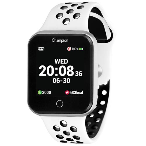 Menor preço em Relógio Smartwatch Champion CH50006Q Branca com Tela Led de 1,3"; Bluetooth 4.0, Notificação de Redes Sociais e Medidor de Frequência Cardíaca