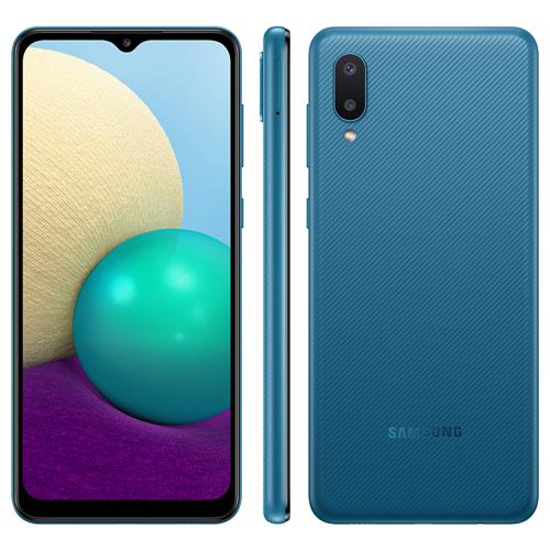 Smartphone Samsung Galaxy A02 Azul 32GB, Tela Infinita de 6.5", Câmera Traseira Dupla, Android 10.0, Dual Chip e Processador Quad-Core é boa?