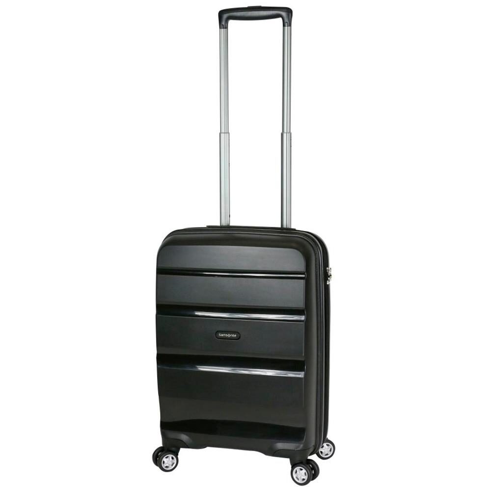 Mala de Viagem Pequena Samsonite Spin Air 55 com Rodas Giro 360° - Preta