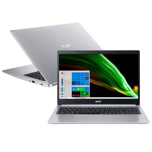 Menor preço em Notebook Acer Core i5-1035G1 8GB 256GB SSD Placa de Vídeo 2GB Tela 15.6” Windows 10 Aspire 5 A515-55G-51HJ
