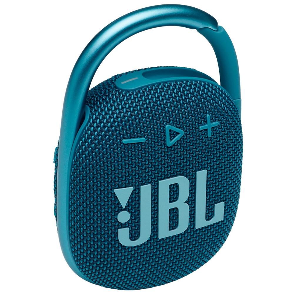 Caixa de Som Portátil JBL Clip4 com Bluetooth e à Prova D'água 5W - Azul