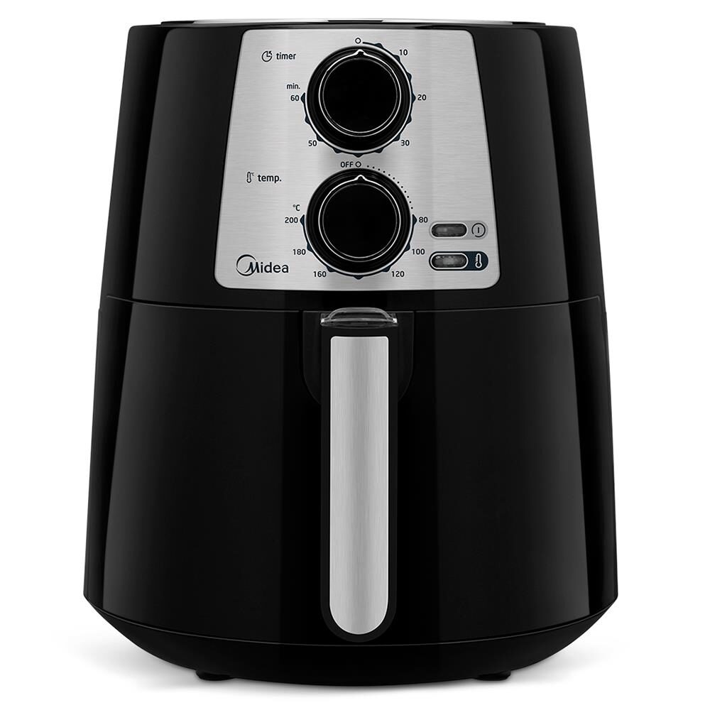 Fritadeira Elétrica sem Óleo/Air Fryer Midea FRB31 / FRB32 - Preto 3,5L com Timer