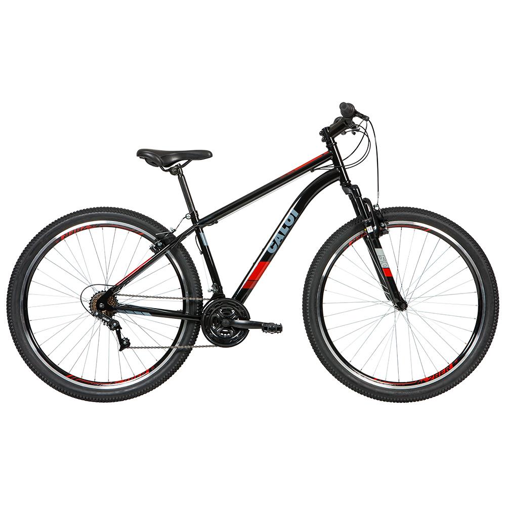 Bicicleta Caloi Two Niner Aro 29 com Freio V-brake, 21 Marchas, Quadro 17” - Preta