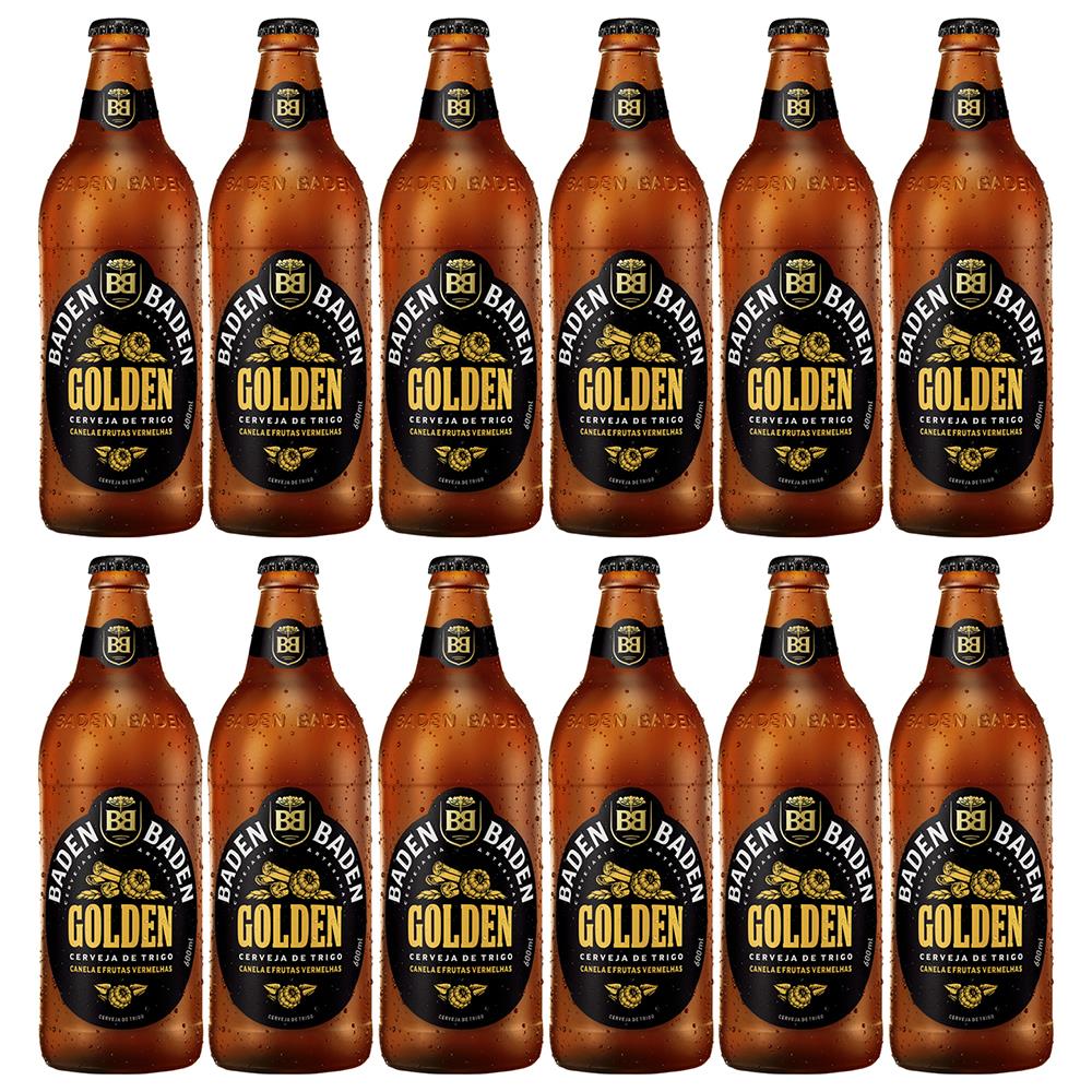 Cerveja Baden Baden Golden Ale Garrafa 600ml - 12 Unidades