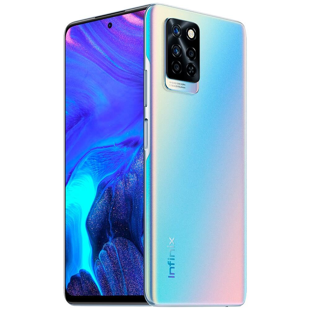 Smartphone Infinix Note 10 Pro 256GB, Câmera Quádrupla 64MP, Bateria 5000 mAh, Tela 6,95” de 90 Hz FullHD, Dual Chip, 8GB RAM – Branco