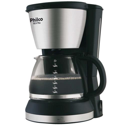 Menor preço em Cafeteira Elétrica Philco PH14 Plus 14 Xícaras - Preta/Escovado