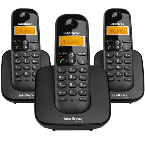 Telefone sem Fio Intelbras TS 3113 com Identificador de Chamada, Display luminoso e Tecnologia DECT 6.0 e 2 Ramais - Preto  é boa?
