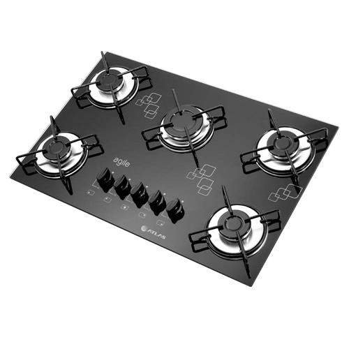 Cooktop a gás 5 Bocas Atlas Agile com Acendimento Super Automático e Queimador Mega Chama - Bivolt - Preto é boa?
