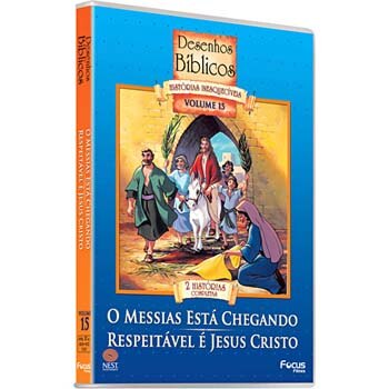 Dvd Desenhos Biblicos O Messias Esta Chegando Respeitavel E Jesus Cristo Volume 15 Gospel E Religioso Casas Bahia