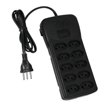 Filtro de Linha Force Line com 10 Tomadas Bivolt - Preto é boa?