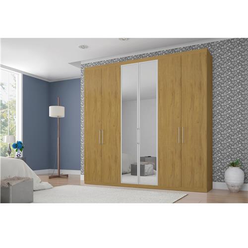 Guarda-Roupa Bartira Maceió com 6 Portas e Espelho é boa?