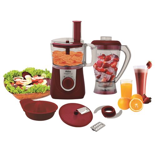 Multiprocessador Philco All In One com 2 Velocidades e 800W - Vermelho é boa?