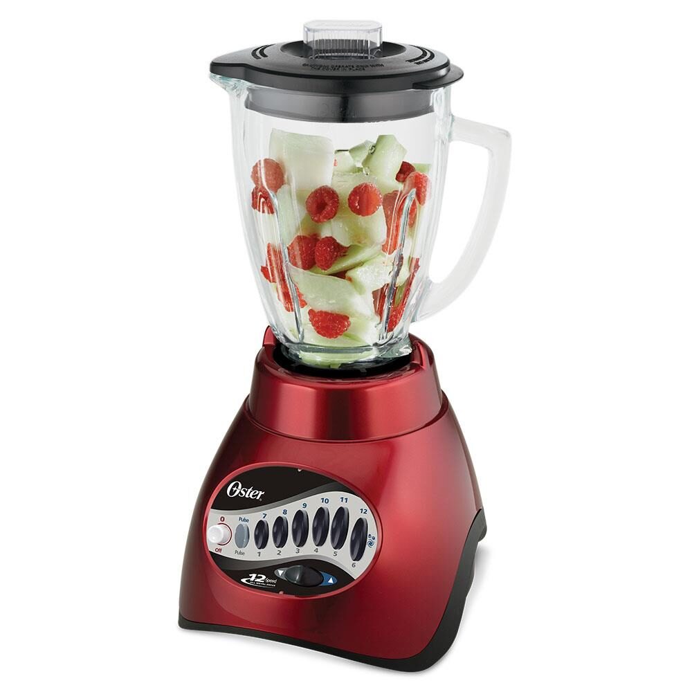 Liquidificador Oster Versatile com 12 Velocidades e 450W - Vermelho