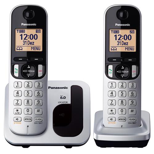 Telefone sem Fio Panasonic KX-TGC212LB1 Prata com Viva Voz, Identificação de Chamadas, Visor Grande, Teclado Iluminados e Dect 6.0 + 1 Ramal é boa?