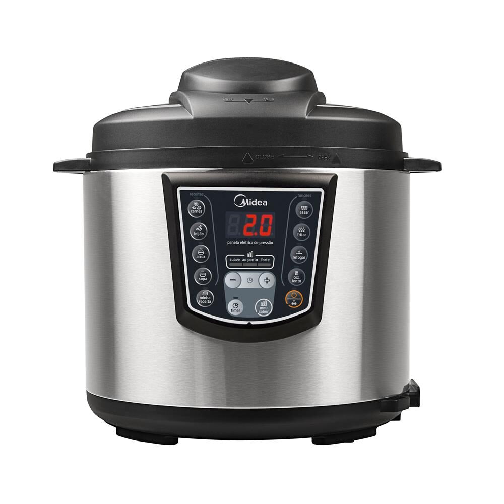 Panela Elétrica de Pressão Midea Liva 6 Litros – Inox
