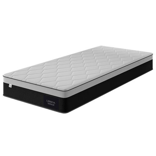 Colchão Solteiro Plumatex Lisboa com Pillow Inn e Molas Ensacadas - 25x88x188 cm - Branco/Preto é boa?