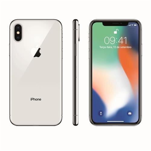 iPhone X Apple com 256GB, Tela Retina HD de 5,8”, iOS 11