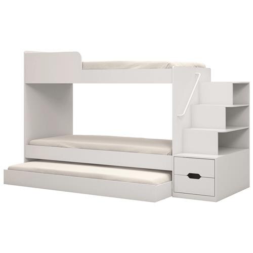 Menor preço em Treliche Santos Andirá Colors com 3 Prateleiras e 2 Gavetas - Branco