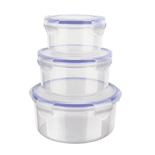 Conjunto de Potes Herméticos Redondos Euro Home PLA3635-AZ em Plástico – 3 Peças  é boa?