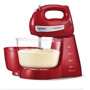 Batedeira Mondial Premium Bella Massa Inox B-29 NP com 4 Velocidades – Vermelha