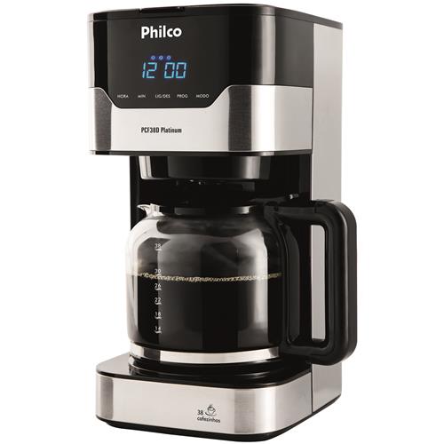 Cafeteira Elétrica Philco Platinum PCFD38 até 38 cafés - Preta é boa?