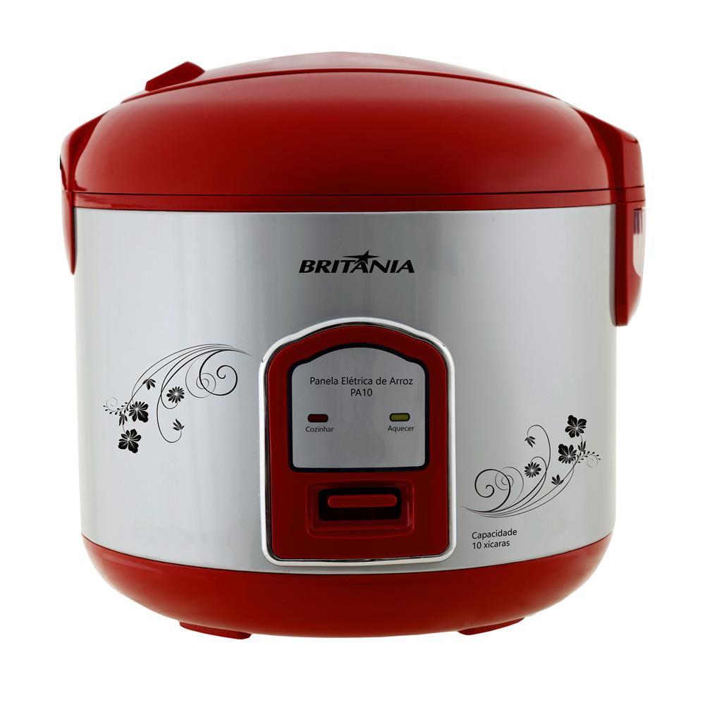 Panela Elétrica de Arroz Britânia PA10 VM 10 Xícaras – Vermelho