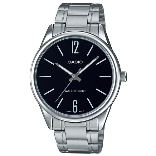 Menor preço em Relógio Masculino Analógico Casio MTP-V005D-1BUDF - Preto/Prata