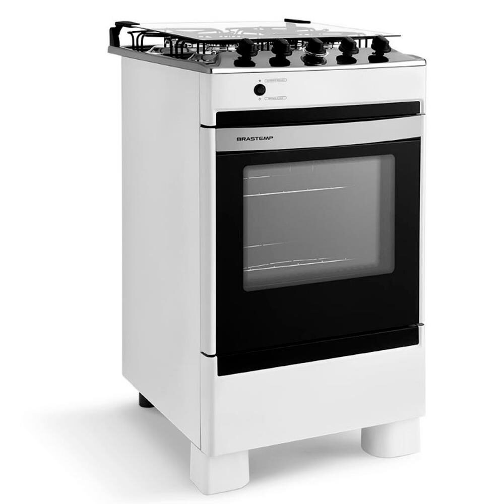 Fogão Brastemp 4 Bocas BFO4NAB Clean Branco - Bivolt